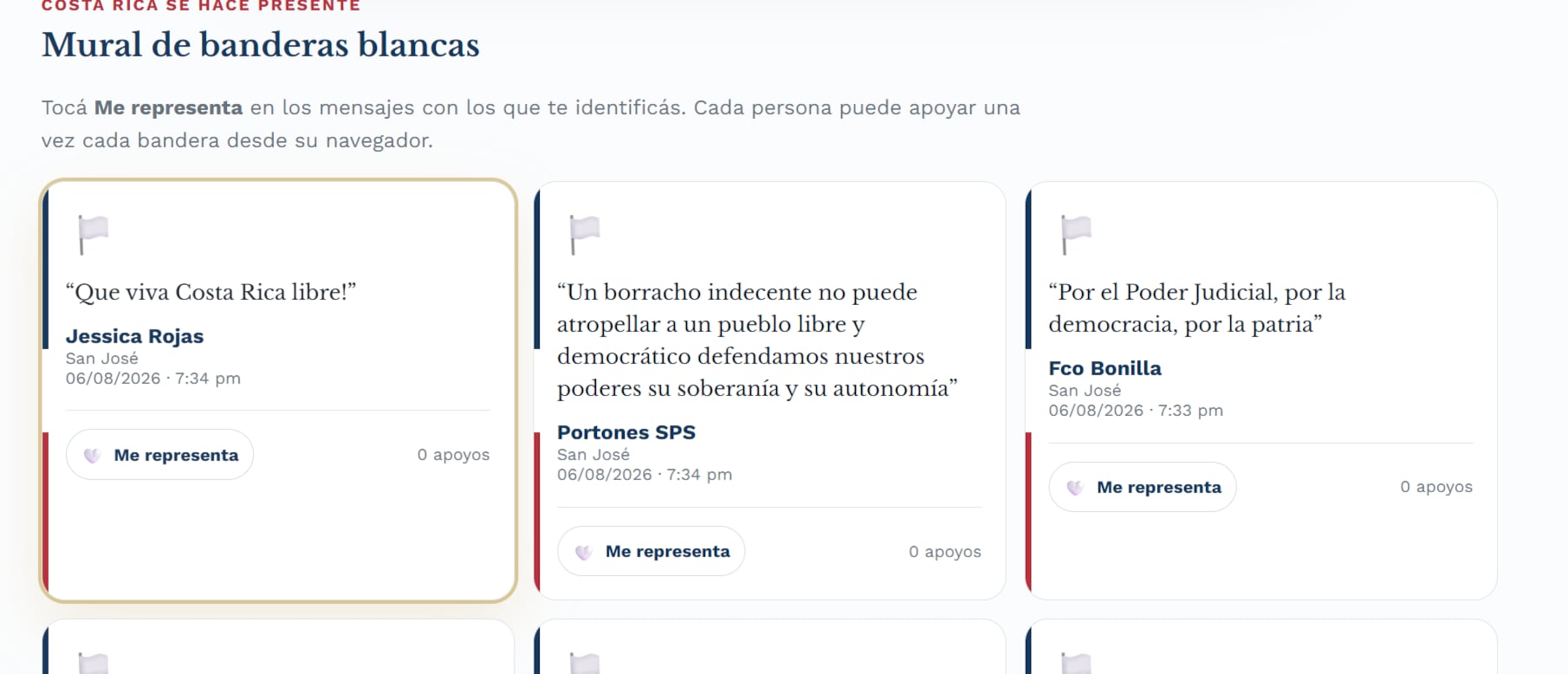 Plantón virtual Poder Judicial