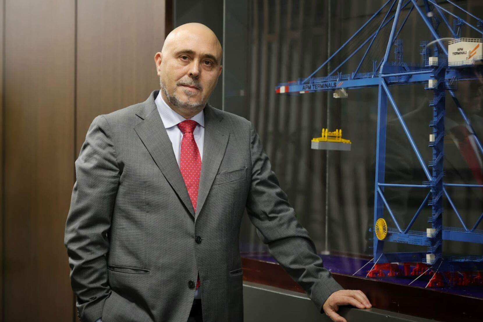 José Rueda, director general de APM Terminals Moín.