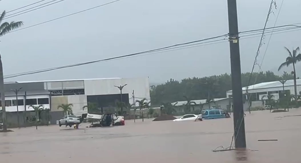 inundaciones muelle de san carlos