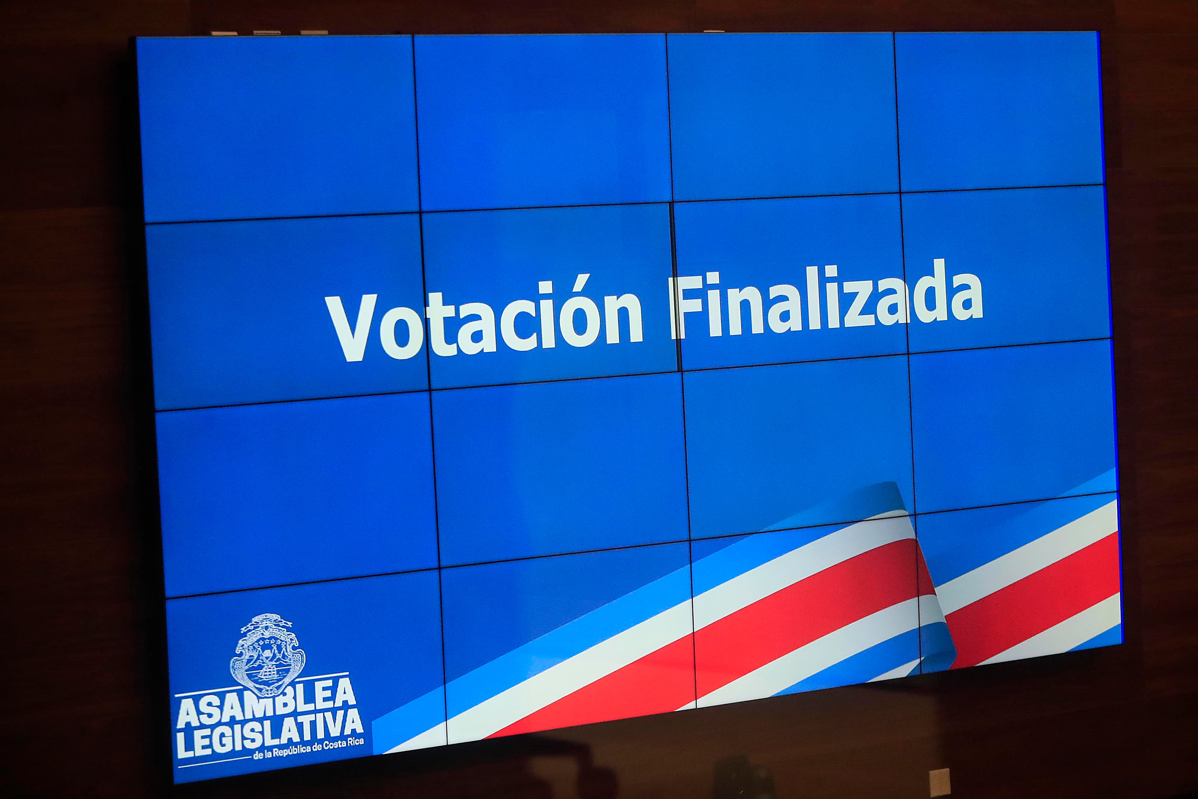 25/09/2023 Asamblea Legislativa. Sesión de plenario legislativo en la que los diputados aprobaron rebaja al marchamo.