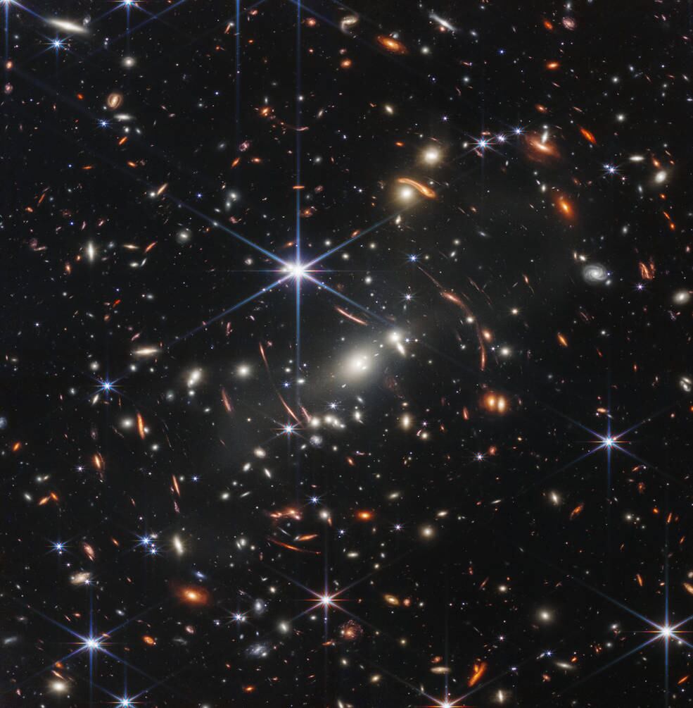 This image released by NASA on July 12, 2022, from the James Webb Space Telescope (JWST) .