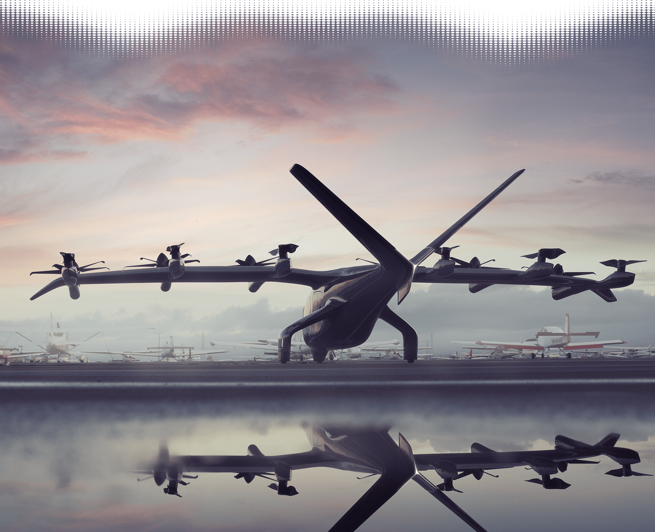 Taxi volador Midnight de Archer Aviation.
