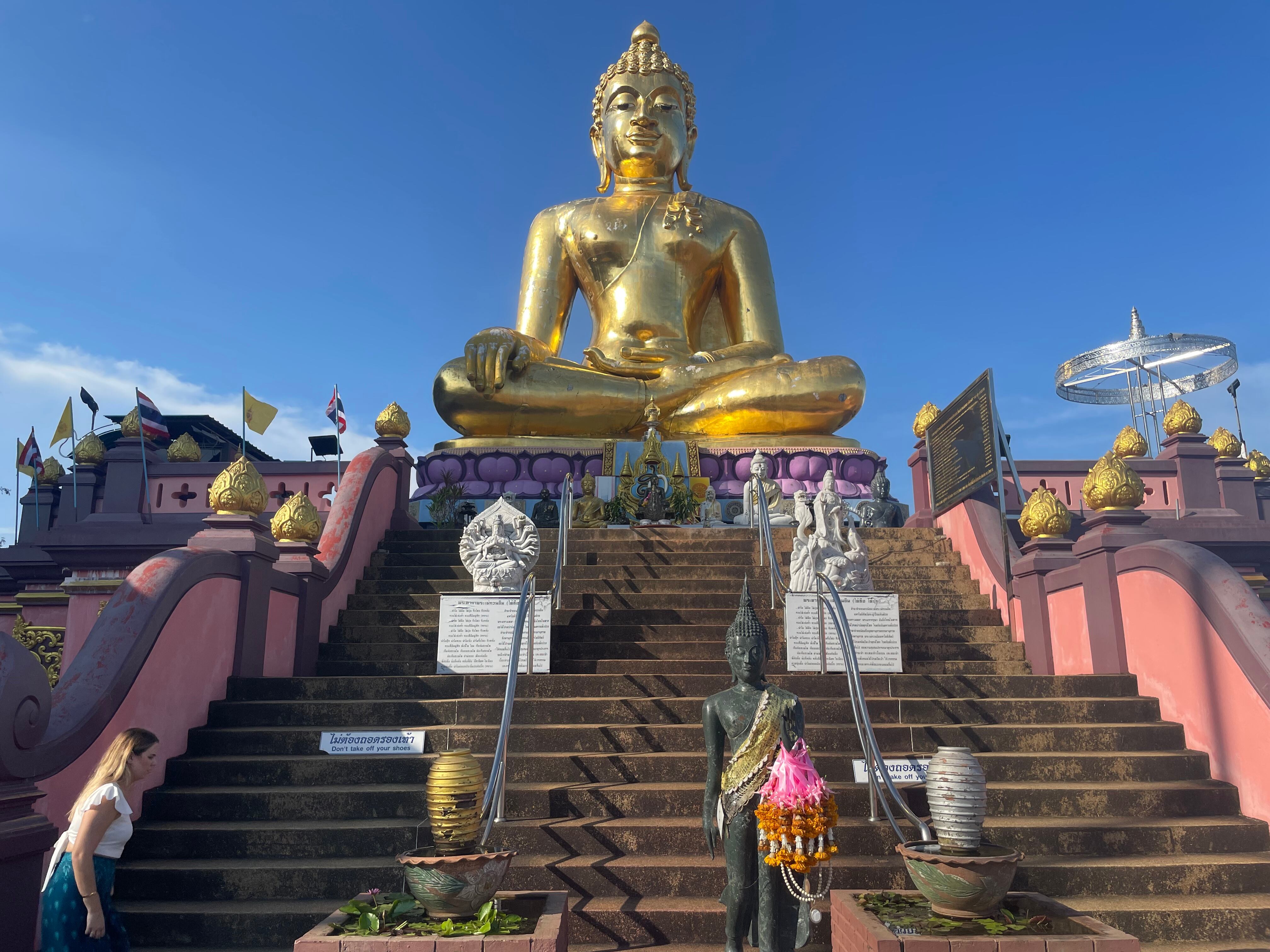 El triángulo dorado en Chiang Rai, Tailandia, en la frontera con Laos y Myanmar.