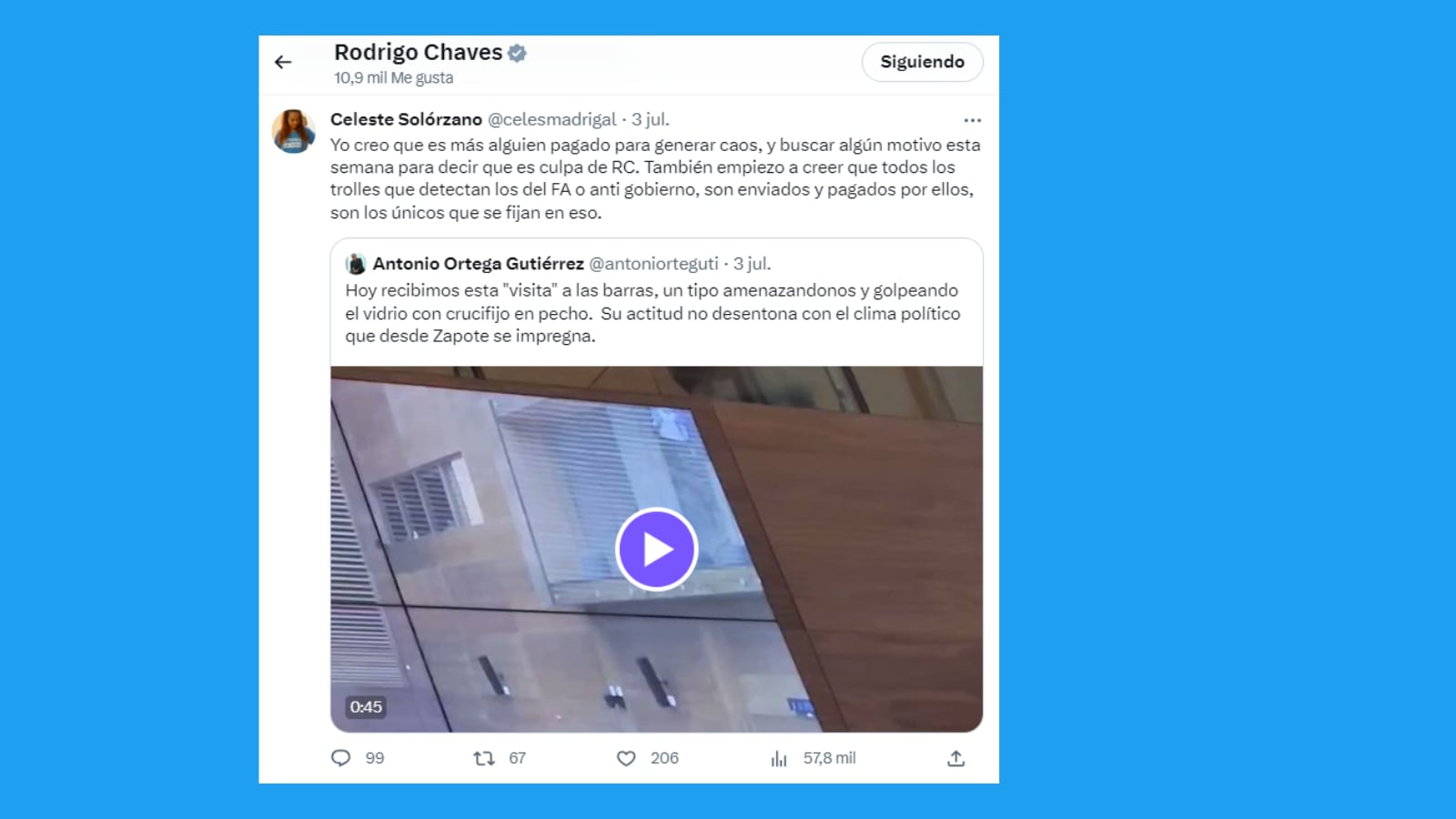 Chaves Twitter