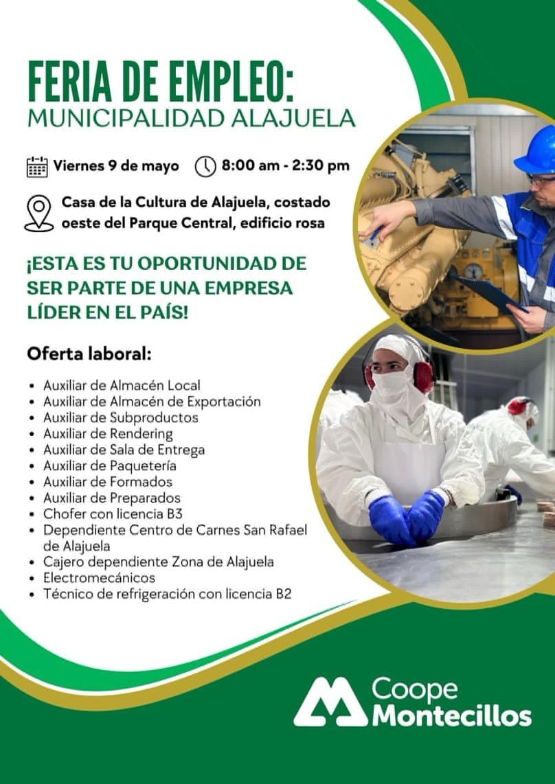 feria de empleo en Alajuela