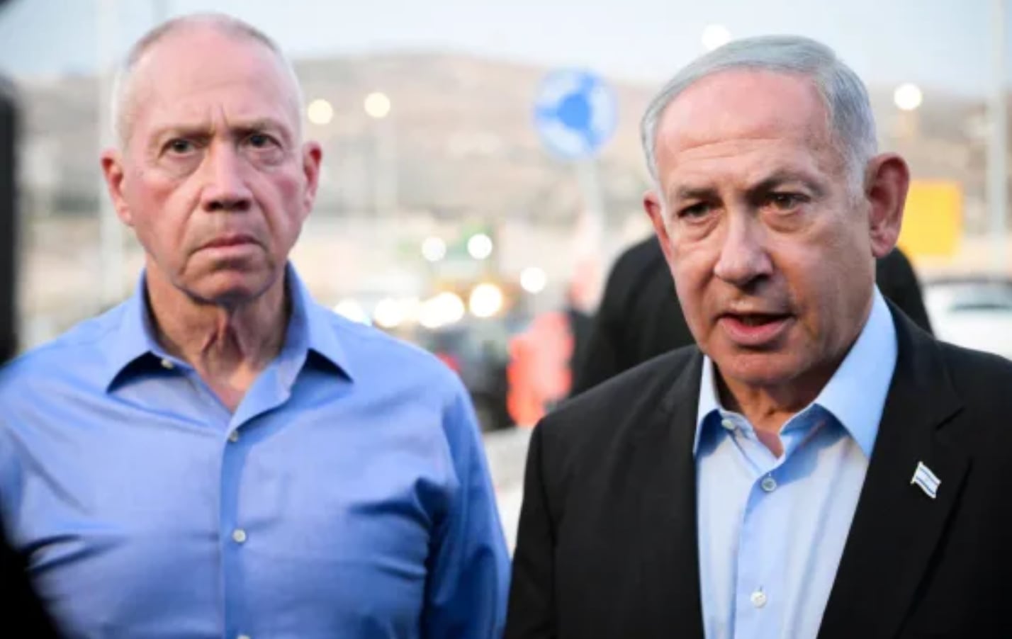 Yoav Gallant y Benjamin Netanyahu