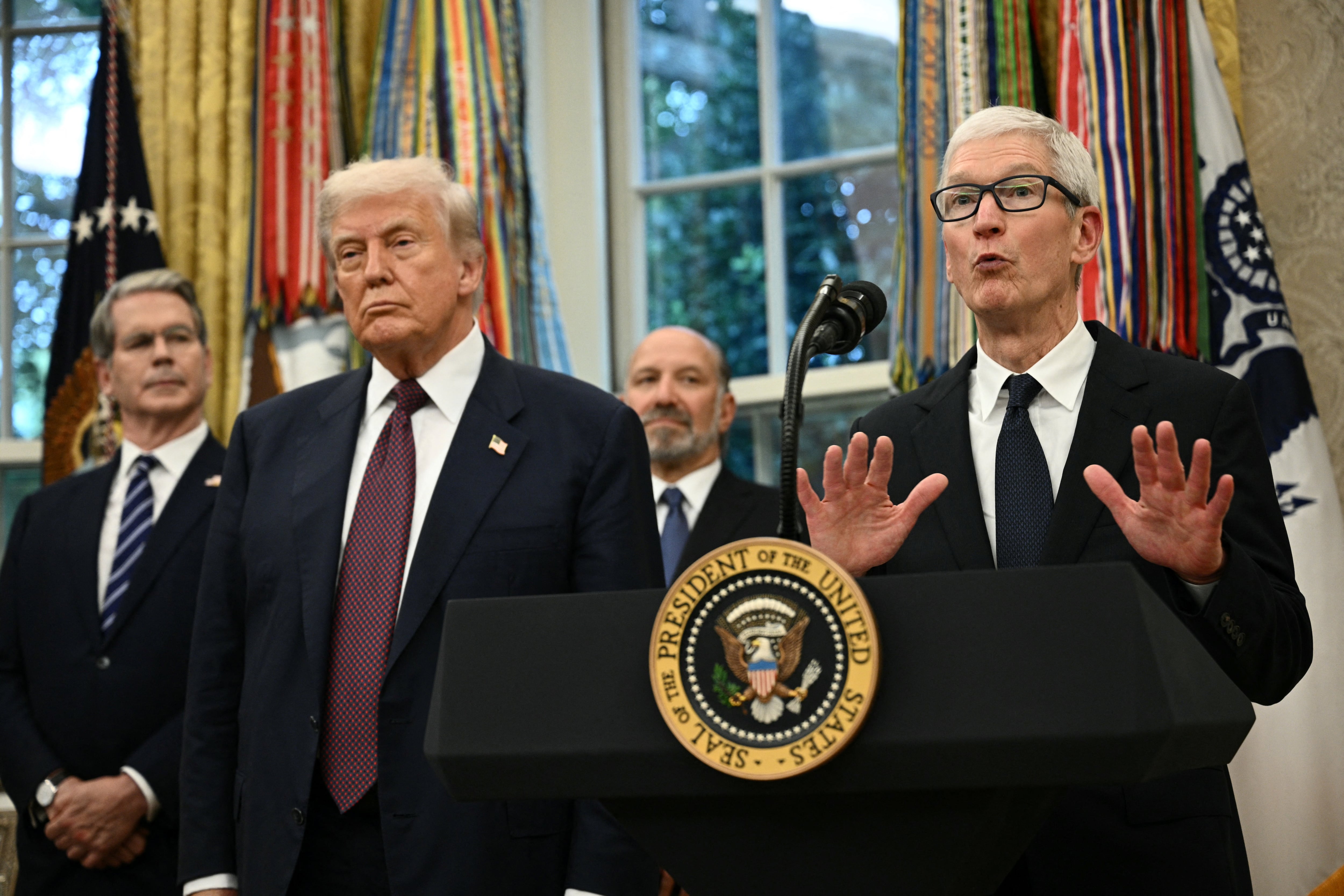 Donald Trump en la casa blanca