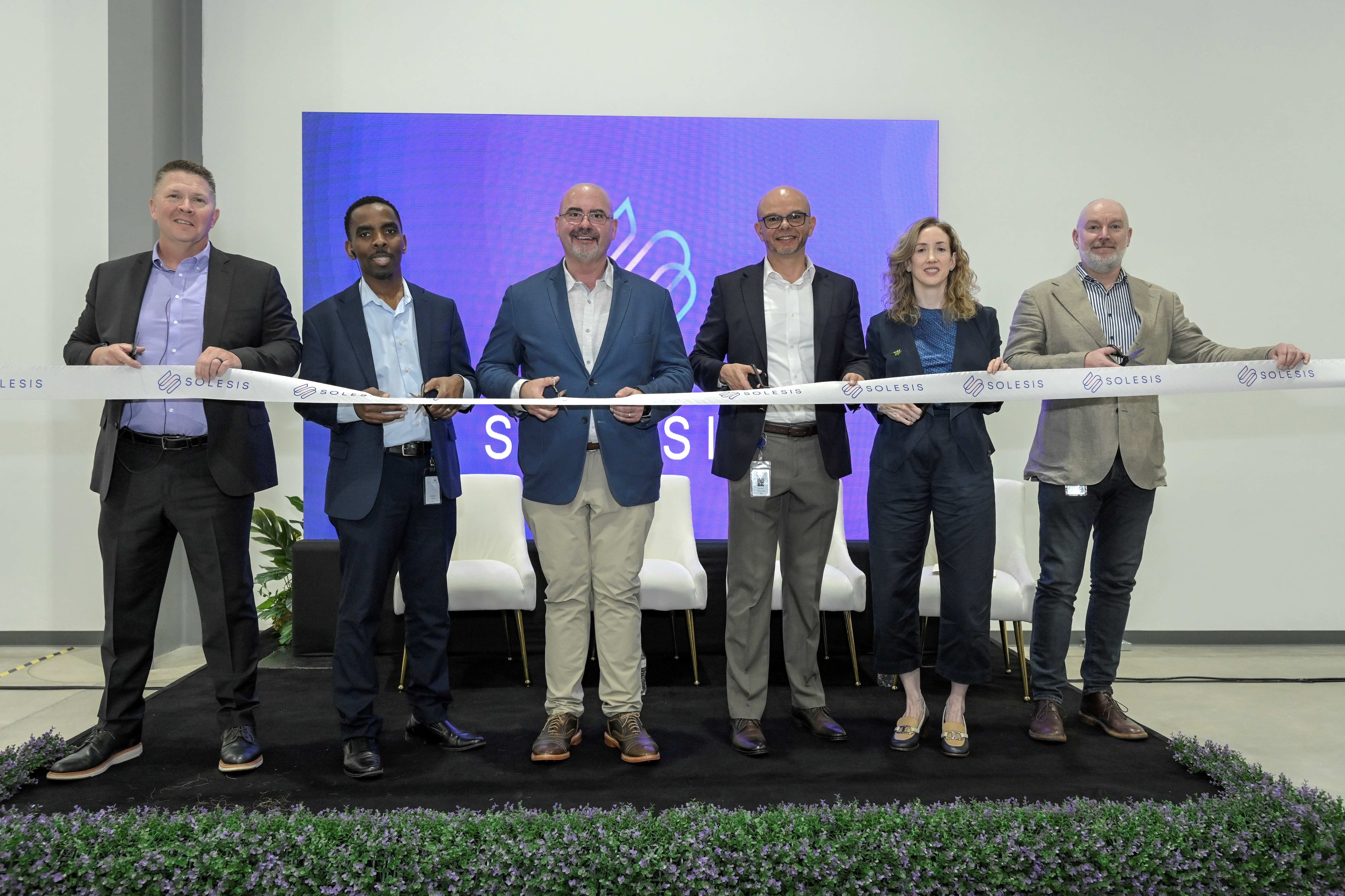 Fotografía de la planta de manufactura de biomateriales inaugurada por la empresa Solesis en Costa Rica.