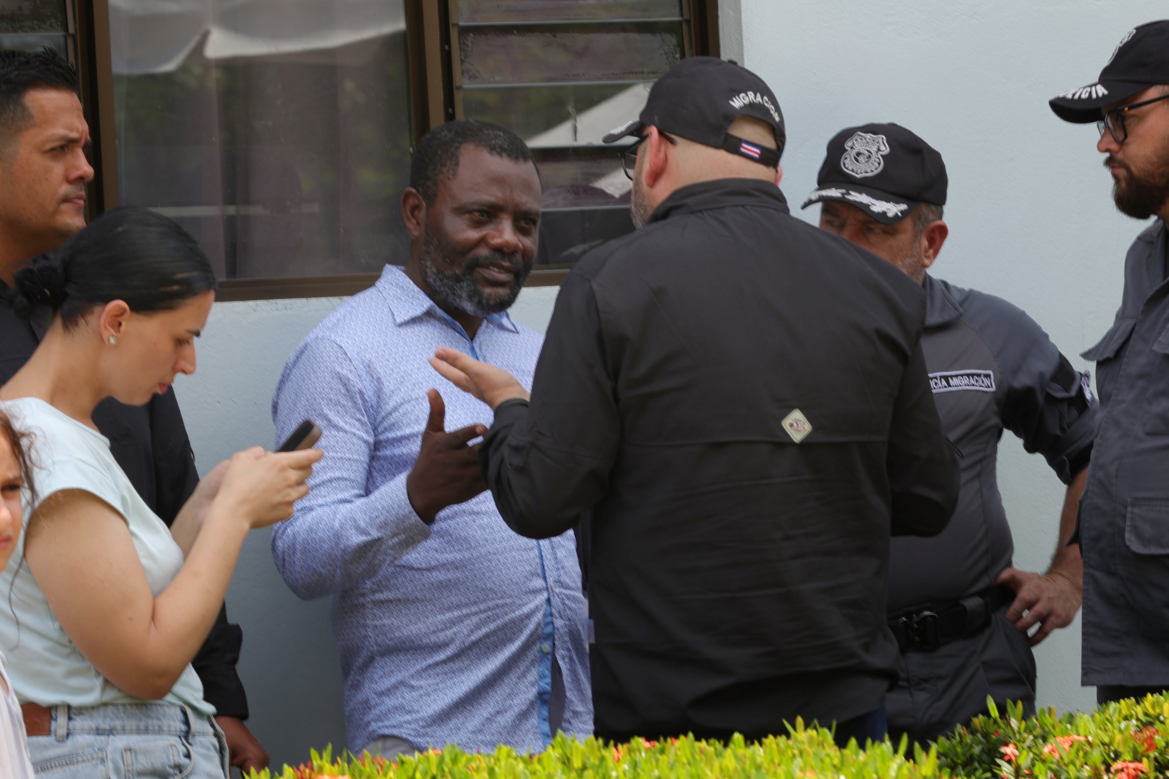Migrantes en condición de tránsito en el CATEM zona sur Corredores / Fotografía: John Durán
