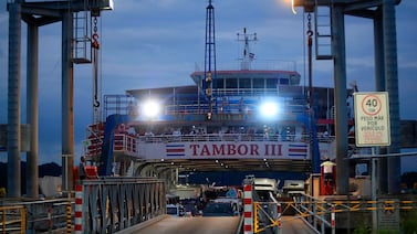 Este será el horario de los ferris hacia Paquera y playa Naranjo durante el cierre del puente La Amistad