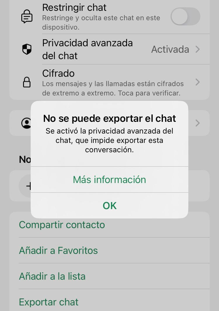 WhatsApp, seguridad, privacidad