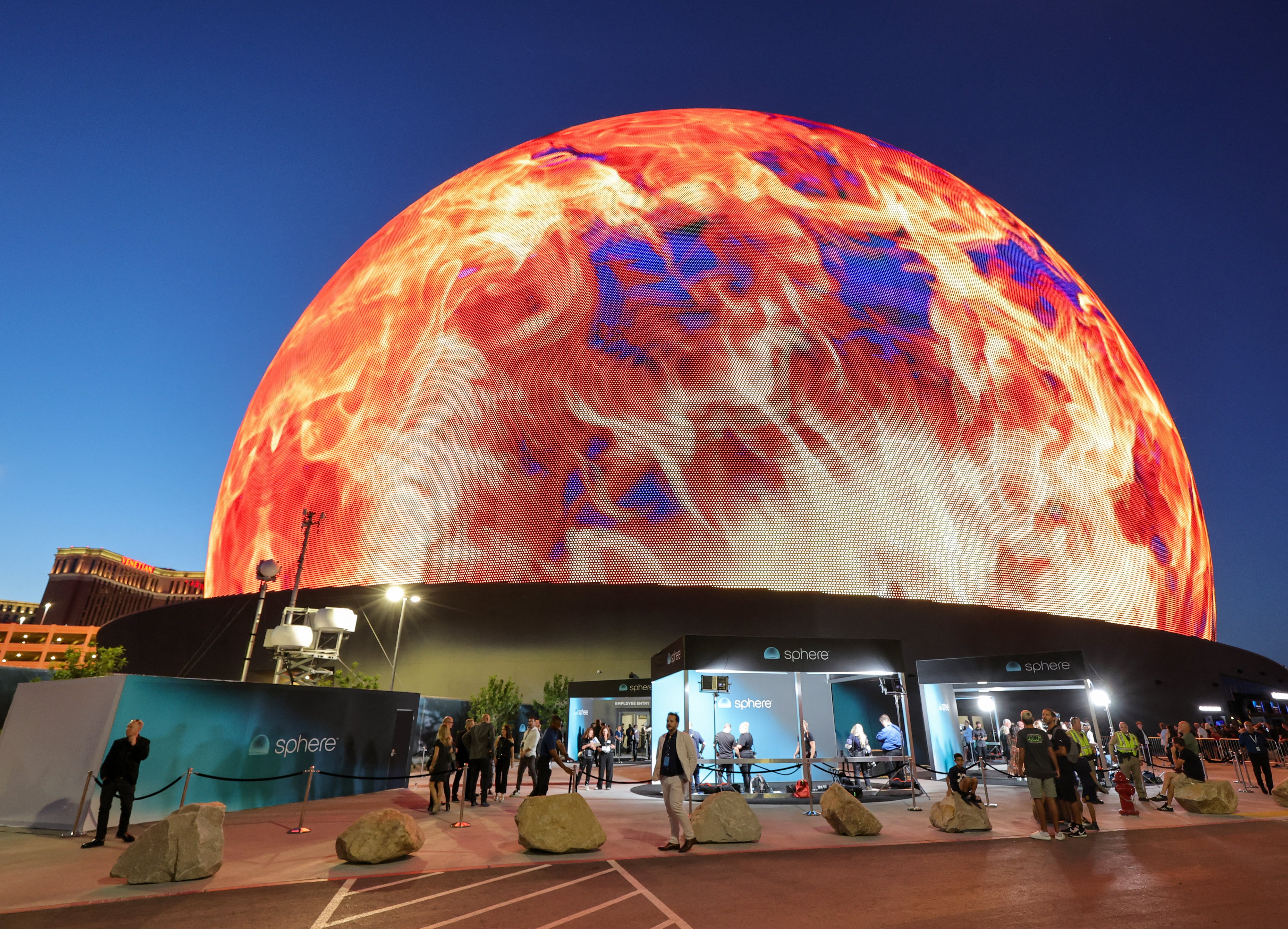 AFP Photo | Esfera de Las Vegas | MSG Sphere