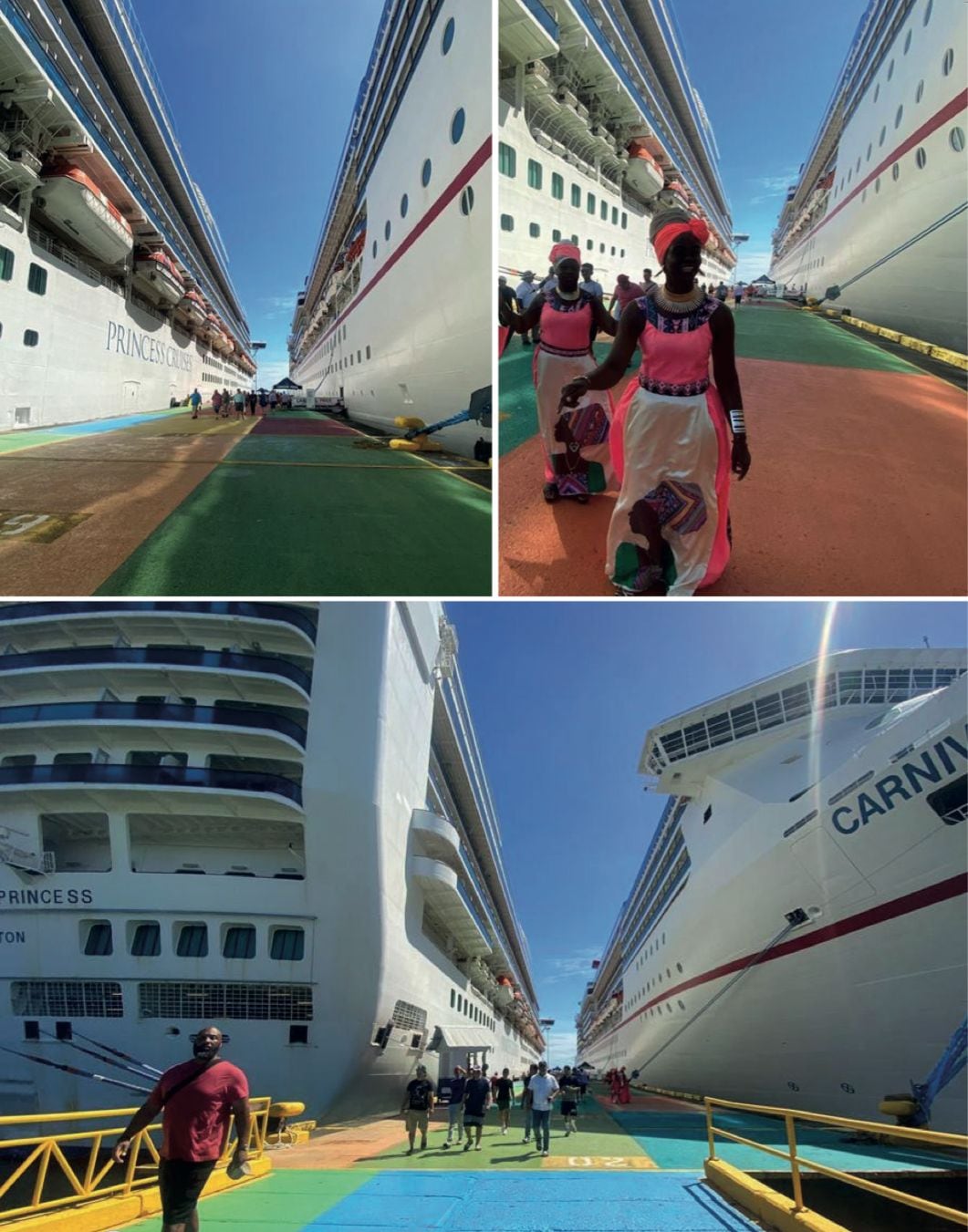 Imágenes digitales de cómo luciría la terminal de cruceros de Limón. En un día pico, el proyecto podría recibir hasta 10.000 pasajeros.