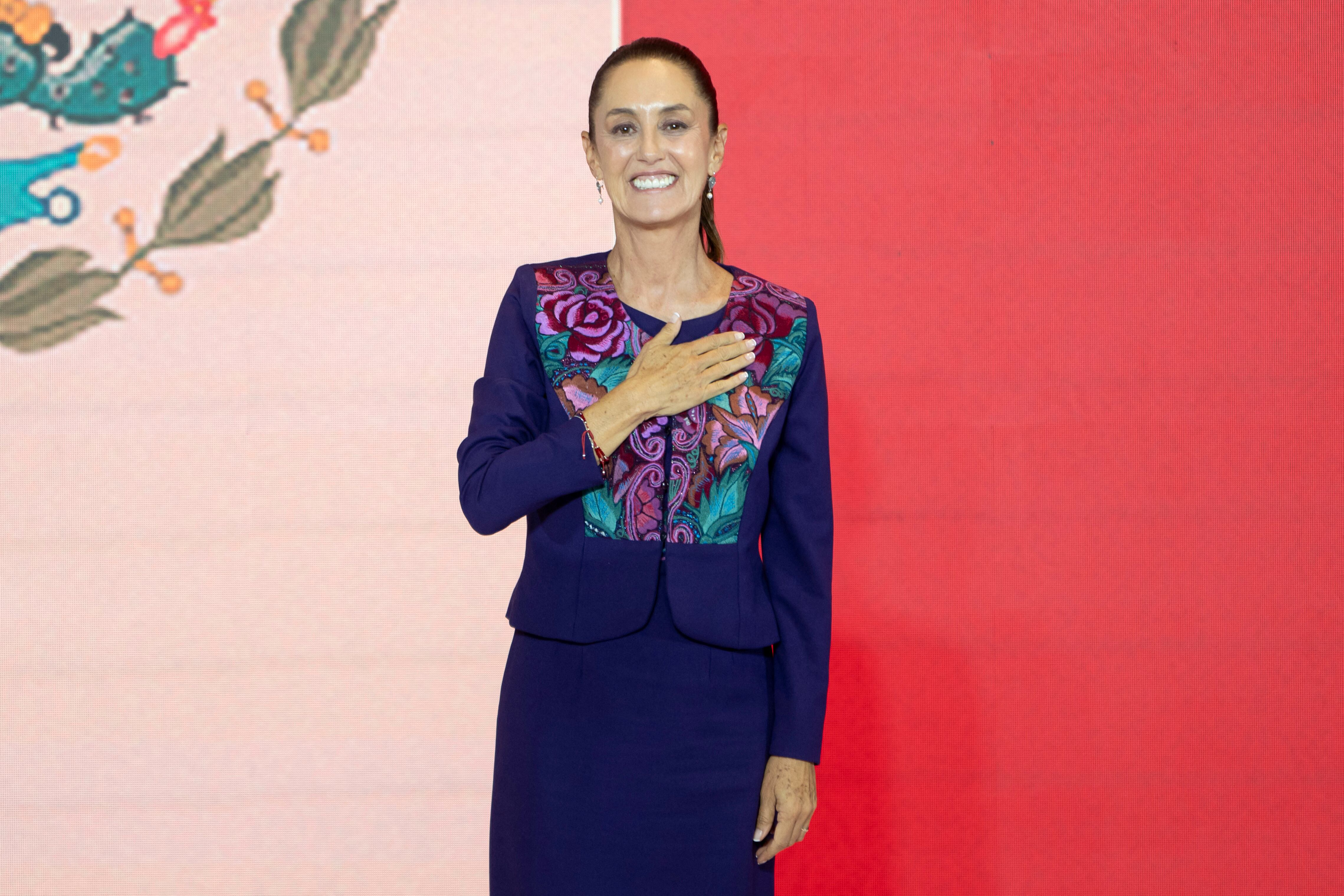 Claudia Sheinbaum, primera presidenta de México. AFP