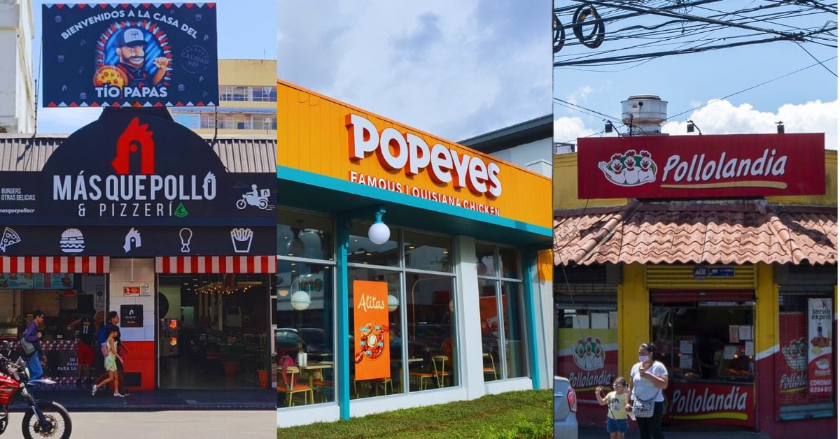 Cadenas de pollo frito como Más Qué Pollo, Popeyes, Pollolandia, Pollo Granjero y KFC confirmaron a 'La Nación' tienen planes de seguir creciendo en 2024.