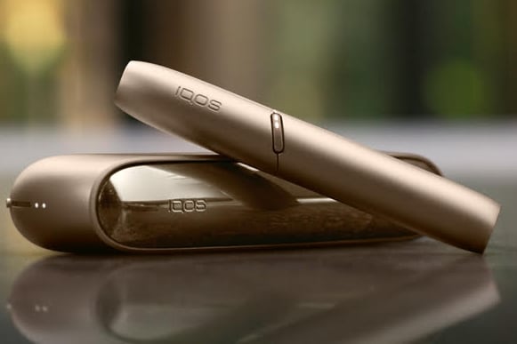 Iquos una especie de cigarro, pero con tabaco calentado, no es recomendado por la Caja