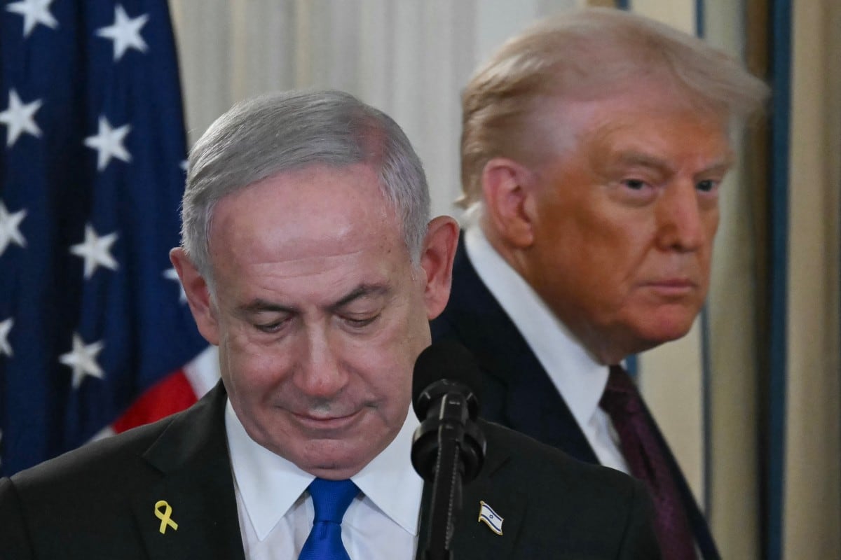 El primer ministro de Israel, Benjamin Netanyahu, se reunió con Donald Trump antes de anunciar el plan estadounidense para Gaza.