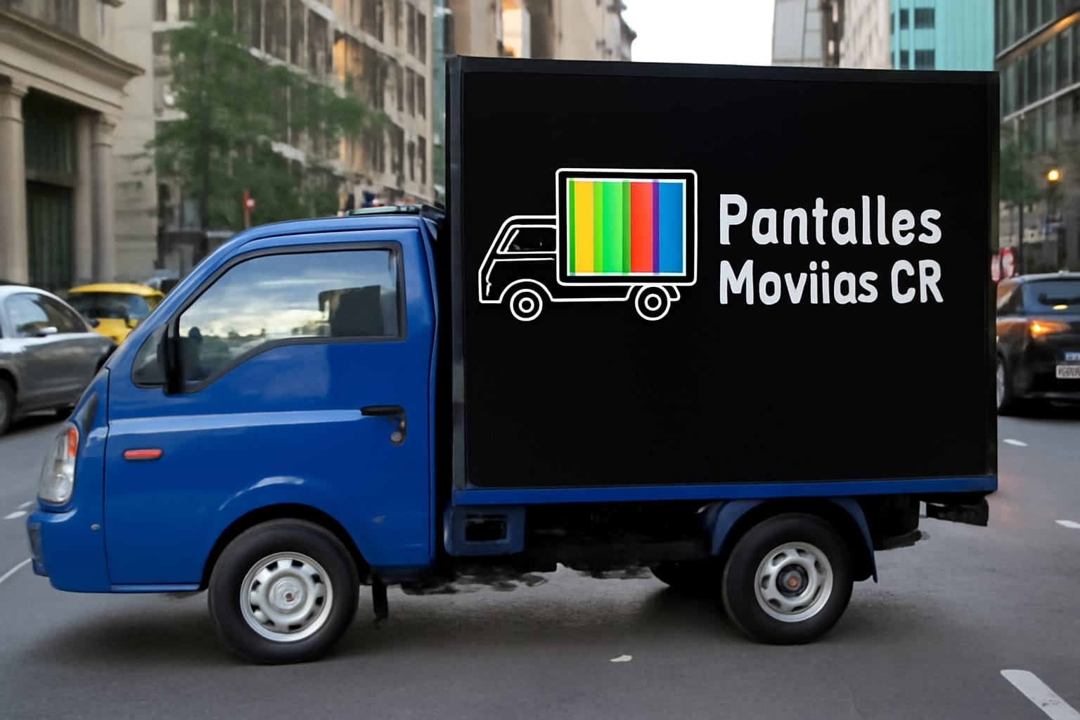 Pantallas Móviles, publicidad exterior