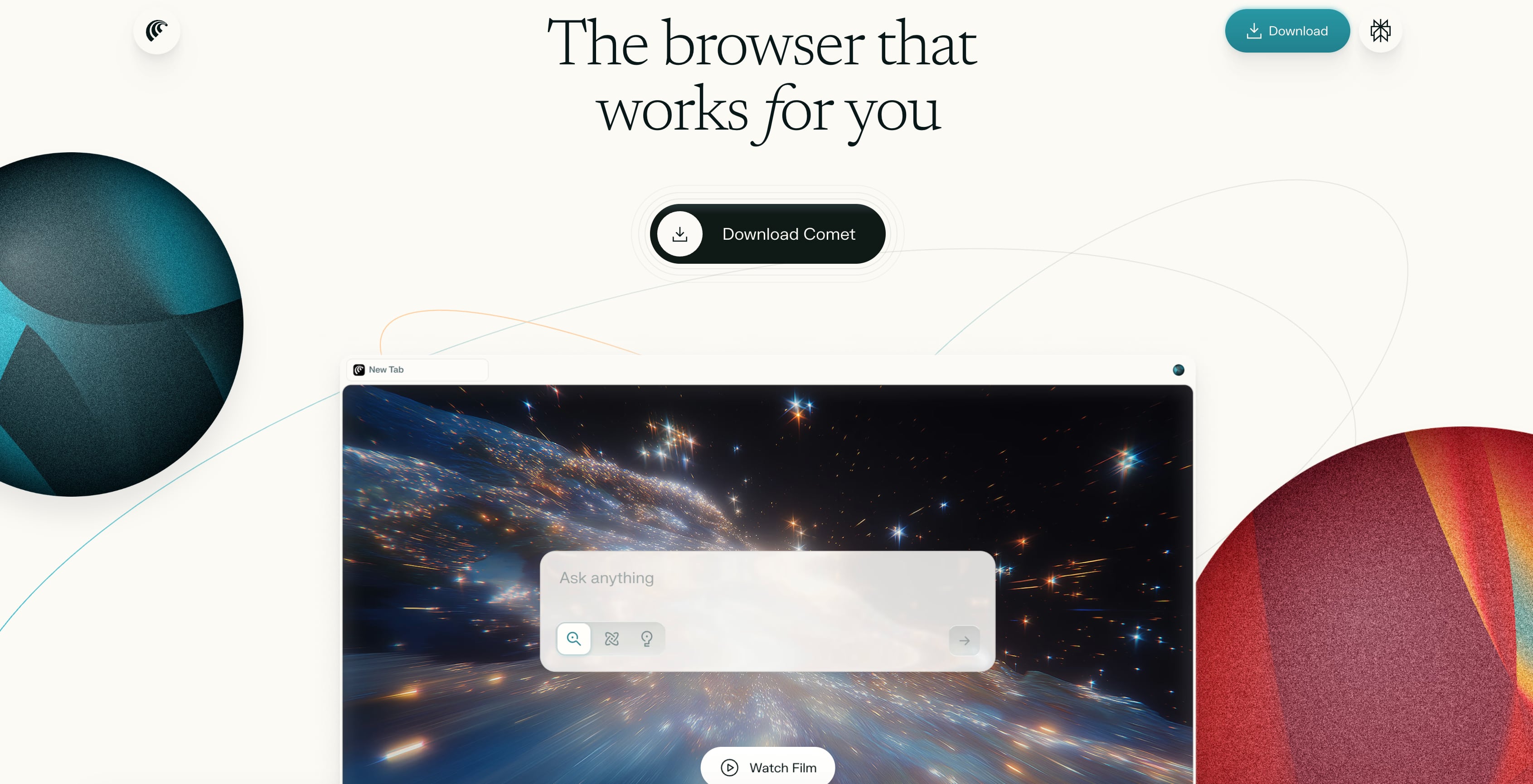 Navegador Comet de la IA Perplexity