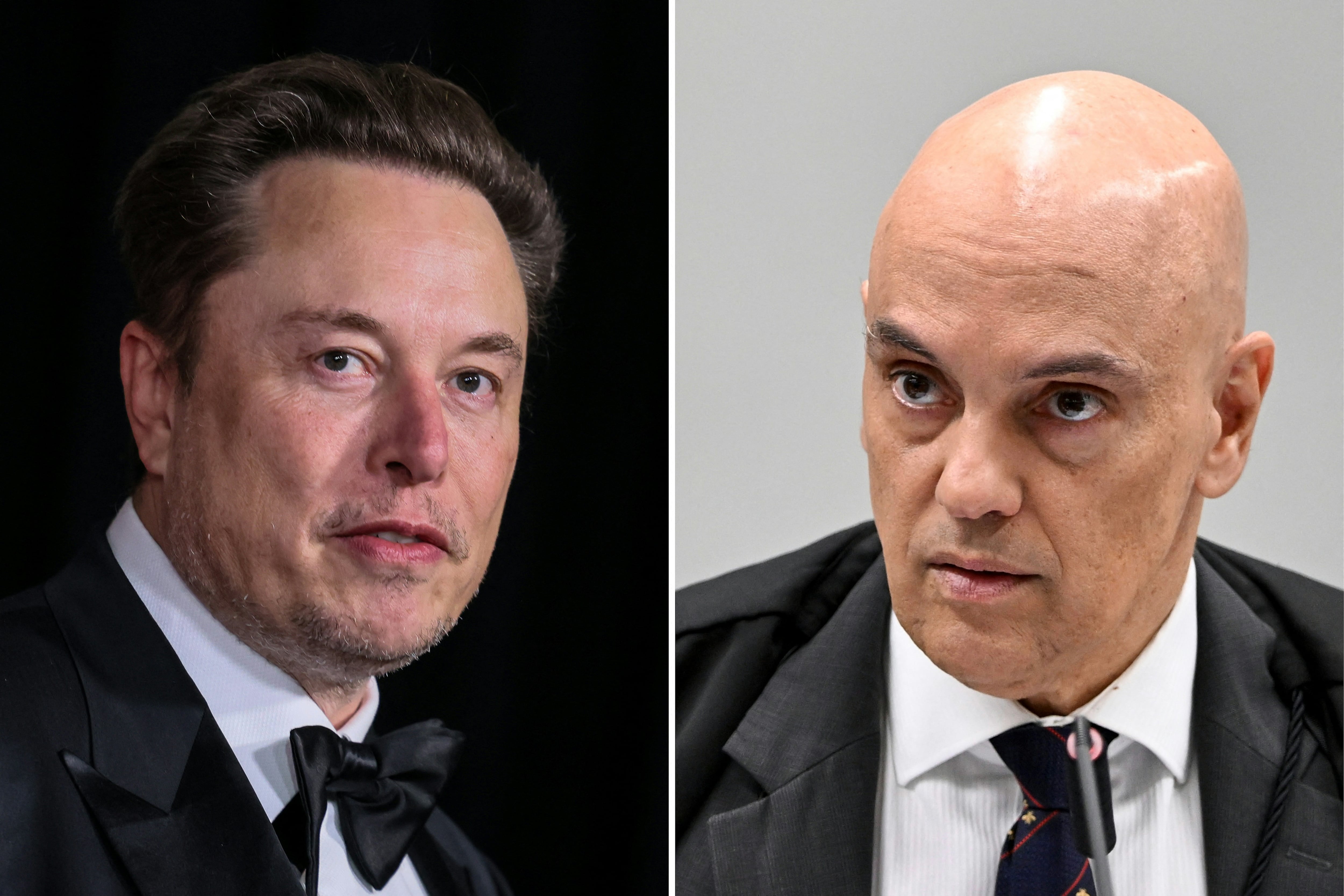 Elon Musk y Alexandre de Moraes