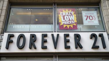 Forever 21 se declara en quiebra en Estados Unidos