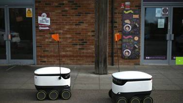 Robots repartidores se multiplican en el Reino Unido con la pandemia